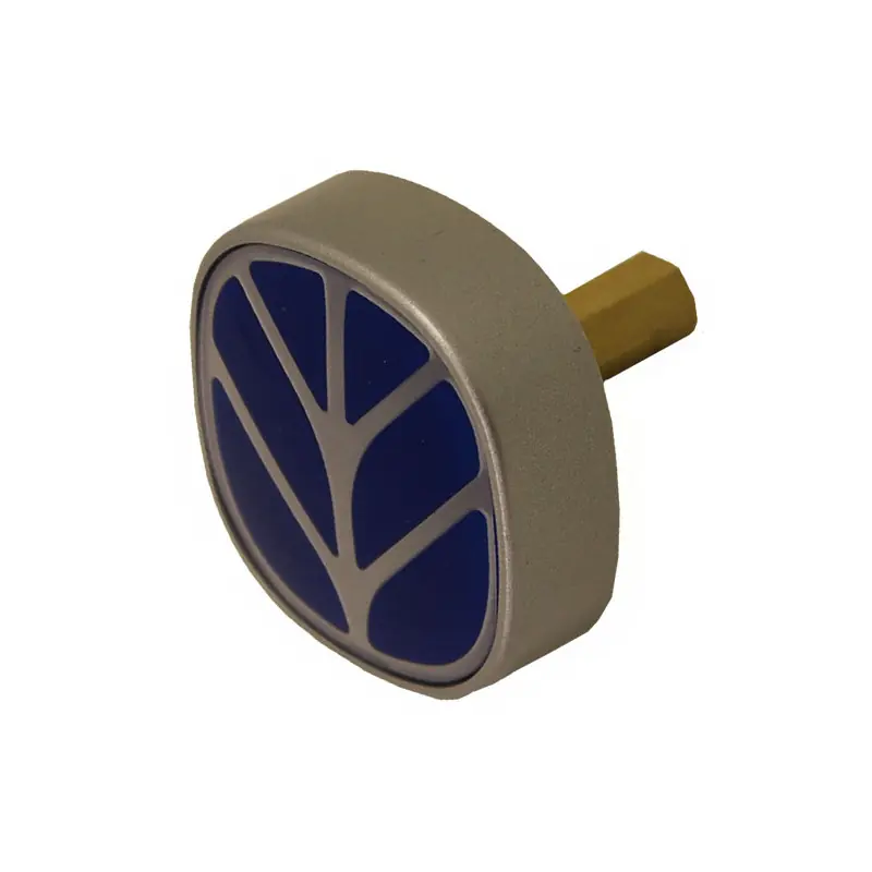 Bouton poussoir avec écusson Marque