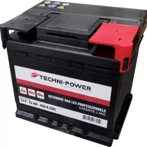 Bon Plan Batterie 12v 52ah 420a + a droite techni-power