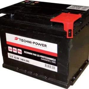 Batterie 12v 62ah 540a + a droite techni-power Bon Marché