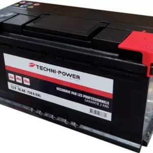 Batterie 12v 95ah 750a + a droite techni-power Livraison Express
