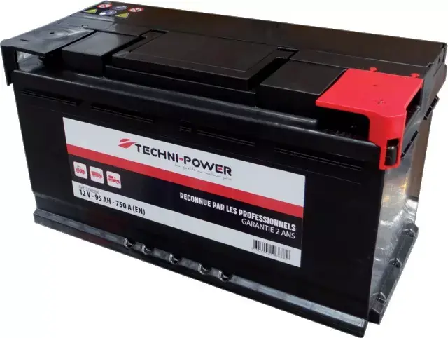 Batterie 12v 95ah 750a + a droite techni-power Livraison Express