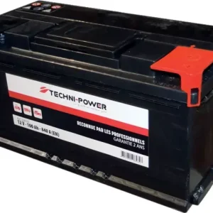 Batterie 12v 100ah 840a + a droite techni-power Achetez Aujourd'hui