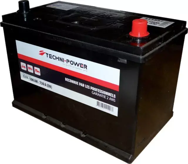 Batterie 12v 100ah 730a + a droite techni-power Dernier Modèle
