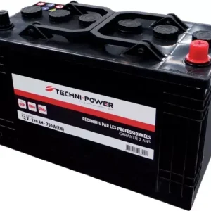 Promotion Batterie 12v 120ah 750a + a droite techni-power