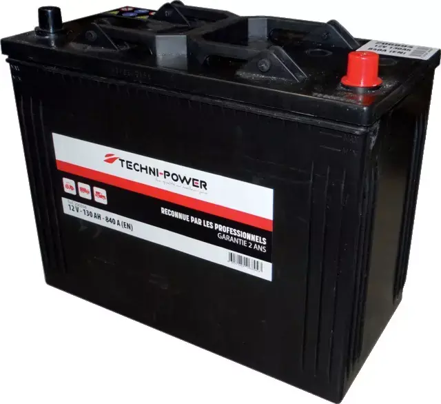 Batterie 12v 130ah 840a + a droite techni-power Vente Flash