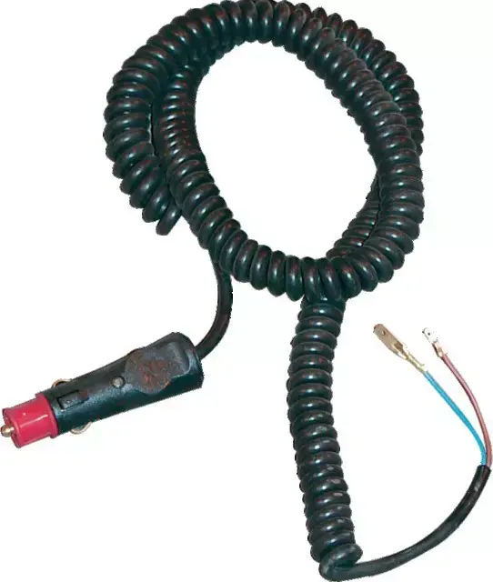 Cordon spirale 6m fiche mâle Vente Flash