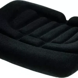 Coussin assise tissu noir msg 20 Populaire