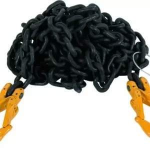 Chaine de remorquage longueur de 5m avec 2 crochets à linguet Meilleure Vente