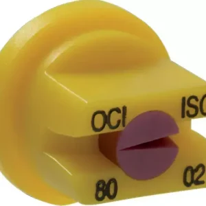 Buse bout de rampes Albuz OCI 80° 02 jaune blister de 2 Solde