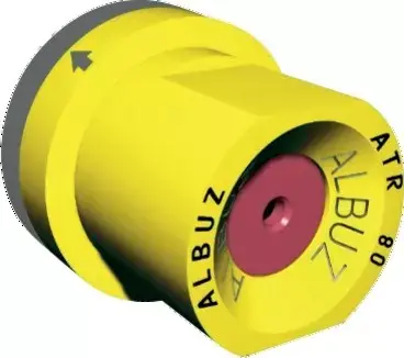 Dernier Modèle Buse à turbulence Albuz ATR 80° jaune blister de 8
