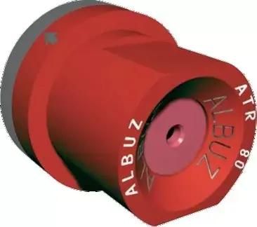 Solde Buse à turbulence Albuz ATR 80° rouge blister de 8