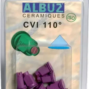 Buse céramique Albuz CVI 110° 025 violet blister de 8 Commander Maintenant