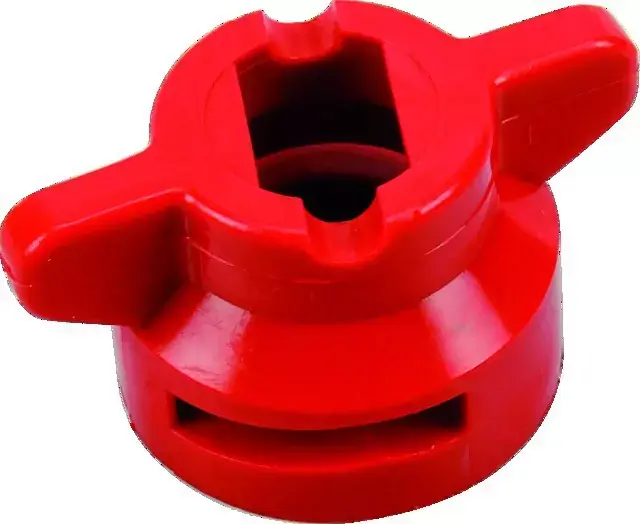Ecrou buse Hardi rouge 8mm ergots fins Commander Vite
