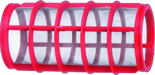 Achat Immédiat Filtre pulvérisateur rouge inox 150x50 mm 32 mesh