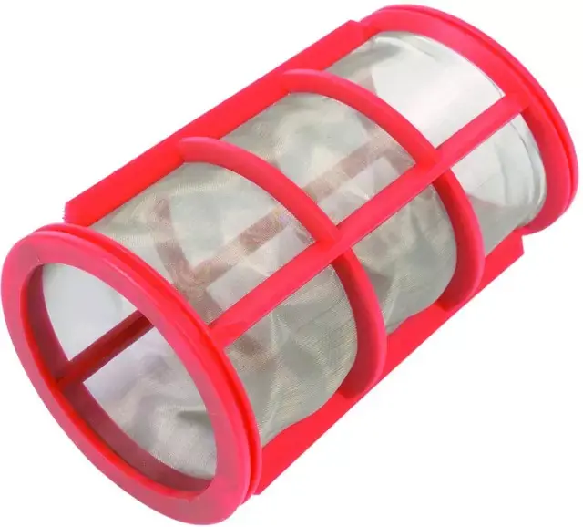 Filtre pulvérisateur rouge inox 109x79 mm 32 mesh Prix Bas