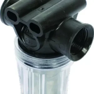 Filtre en ligne pression transparent 3/4" gaz(f)80 mesch Soldes