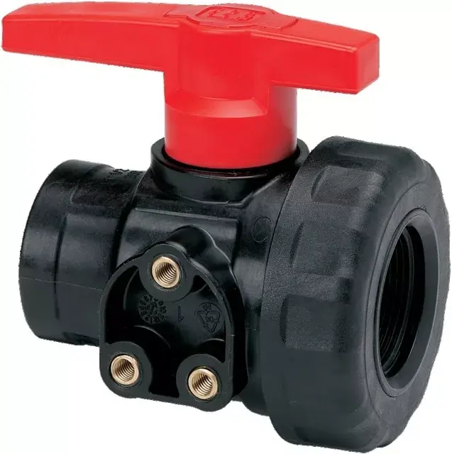 Vanne à bille en pp gaz 1"1/4 ff-lc Bon Marché