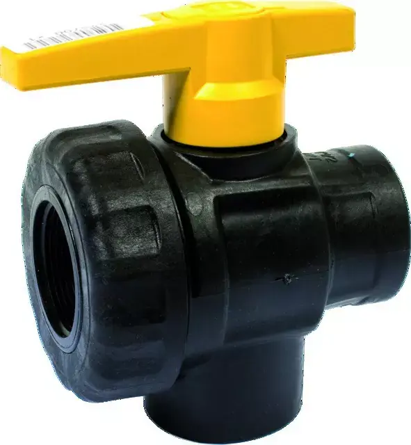 Bon Plan Vanne à bille 3v pp npt 1"1/2 ff-ll