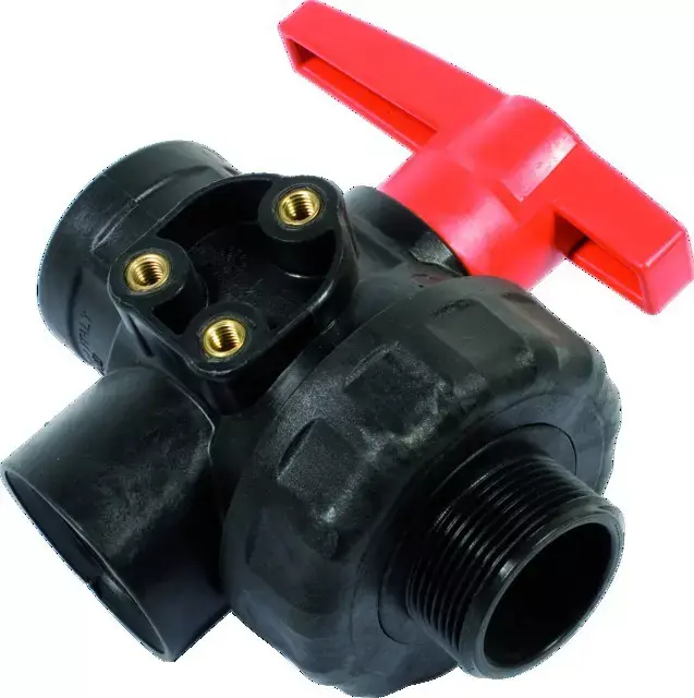 Vanne à bille 3v pp gaz 1"1/2 mf-ll Offre Du Jour