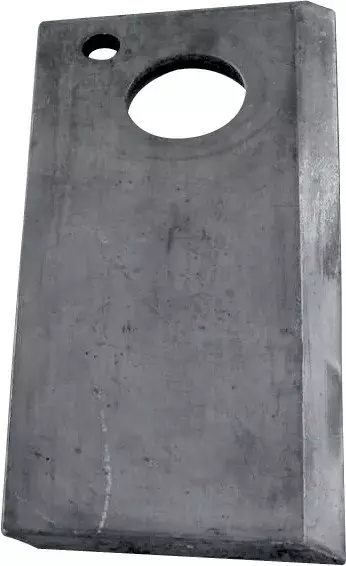 Certifié Couteau vrille g 48x4x107 trou de 18,5 adaptable vicon 61559