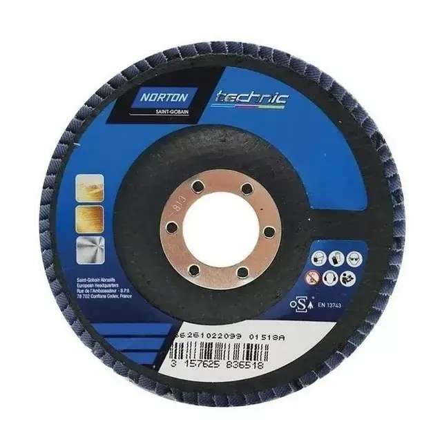 Paiement Sécurisé Disque a lamelles bombe 115 mm grain 60 blue pro norton