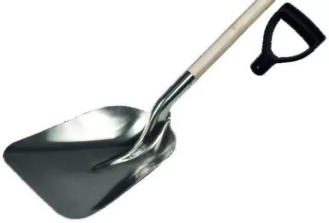 Pelle neige alu légère manche bois+poignee Dernier Modèle