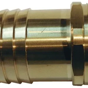 Meilleur Choix Embout laiton cannelé 40mm avec filetage mâle 40x49