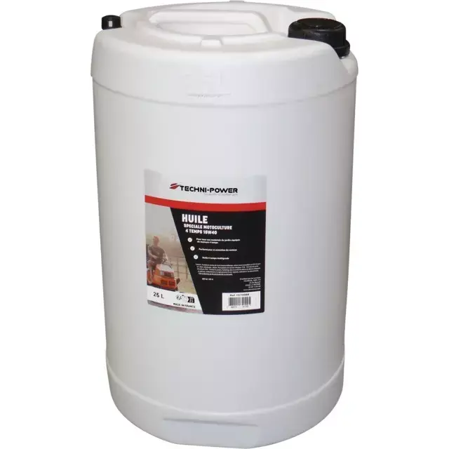 Seulement Aujourd'hui Huile 4 temps motoculture 15w40 Sterenn 25l