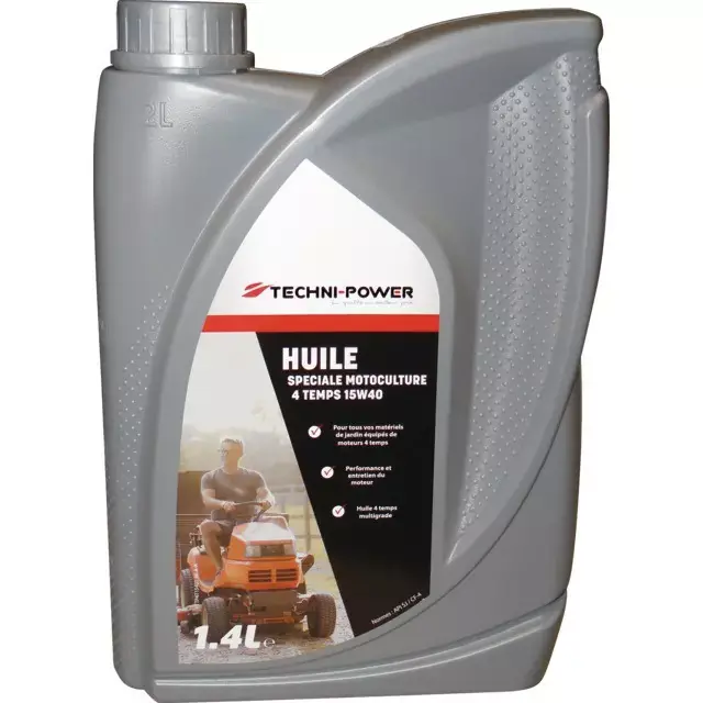 Satisfait Ou Remboursé Huile 4 temps motoculture 15w40 Sterenn 1,4l