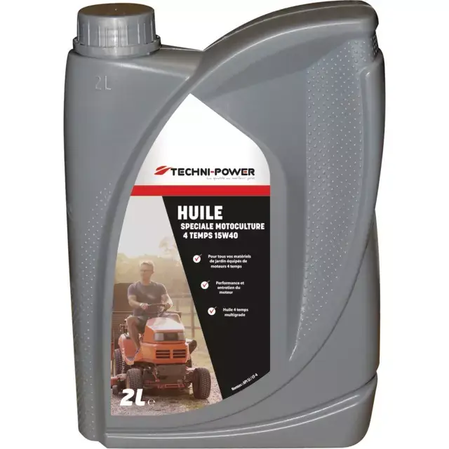 Pas Cher Huile 4 temps motoculture 15w40 Sterenn 2l