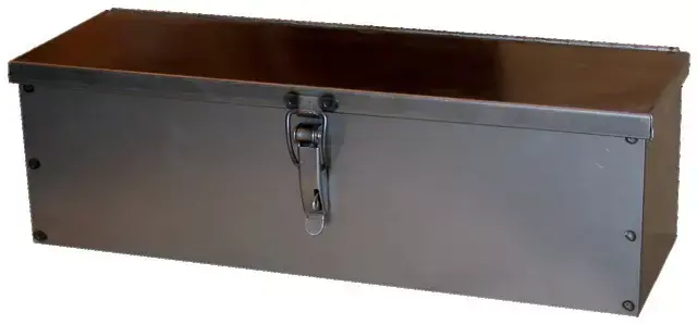Coffre à outils tôle plié soudé 420x130x130 mm Promotion Saisonnière