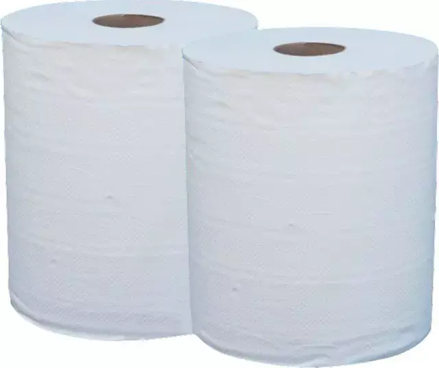 Dernier Modèle Bobines de ouate blanche vierge 800 feuilles (x2)