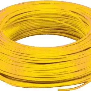 Expédié Aujourd'hui Fil monoconducteur jaune 1,5mm² 10m