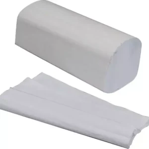 Offre Limitée Paquet de 100 feuilles essuie-mains blanc eco 22,5 X 35 cm