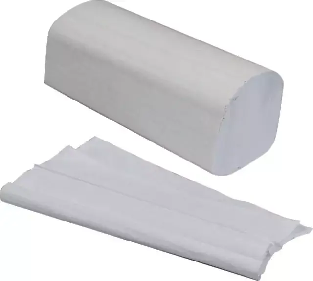 Offre Limitée Paquet de 100 feuilles essuie-mains blanc eco 22,5 X 35 cm