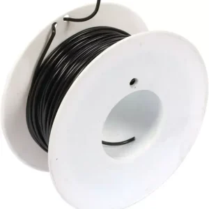 Quantité Limitée Fil monoconducteur noir 1mm² rouleau de 50m