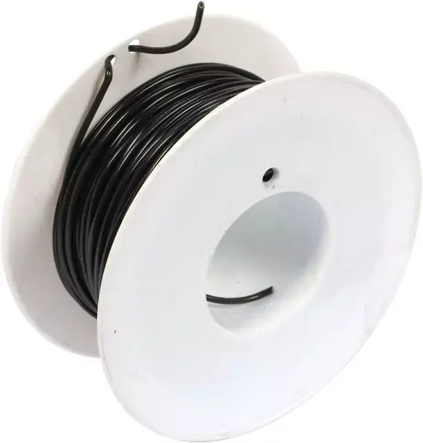 Quantité Limitée Fil monoconducteur noir 1mm² rouleau de 50m
