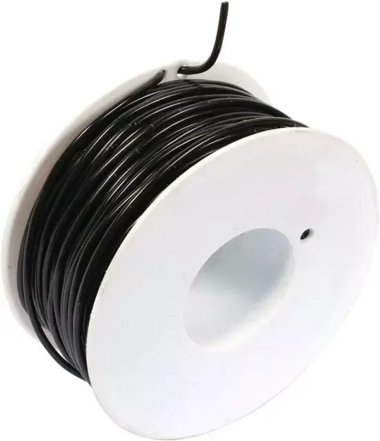 Fil monoconducteur noir 2mm² rouleau de 50m Vente Directe