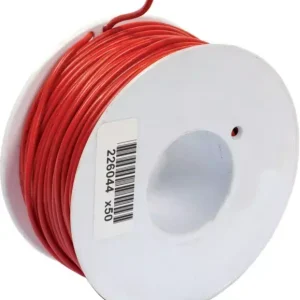 Affaire À Saisir Fil monoconducteur rouge 2mm² rouleau de 50m