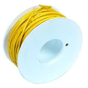 Affaire À Saisir Fil monoconducteur jaune 2mm² rouleau de 50m