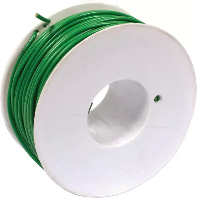Fil monoconducteur vert 2mm² rouleau de 50m Meilleur Choix