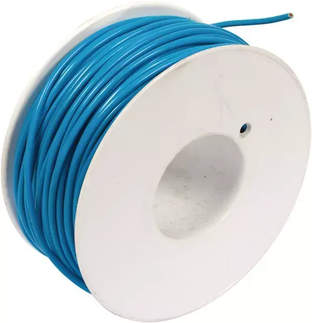 Fil monoconducteur bleu 2mm² rouleau de 50m Dernier Modèle