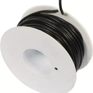 Super Prix Fil monoconducteur noir 3mm² rouleau de 25m