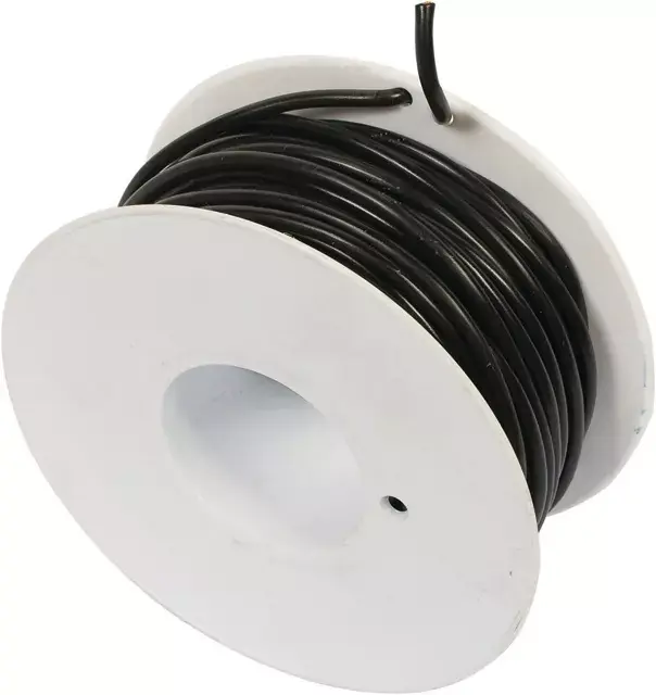 Super Prix Fil monoconducteur noir 3mm² rouleau de 25m