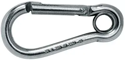 Mousqueton alpin 06 mm blister de 2 Pas Cher