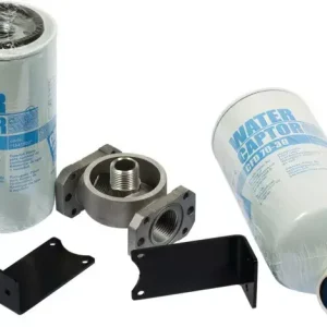 Kit filtre go 70l/min absorbeur d"eau+ equerres Haute Qualité
