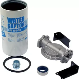 Kit filtre go 150l/min absorbeur d"eau+ equerres piusi Populaire