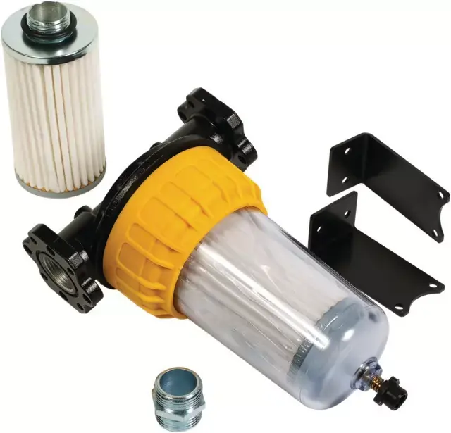 Meilleure Vente Filtre purifiant 70l/min 30 µ avec deux cartouches avec equerres et raccords Piusi