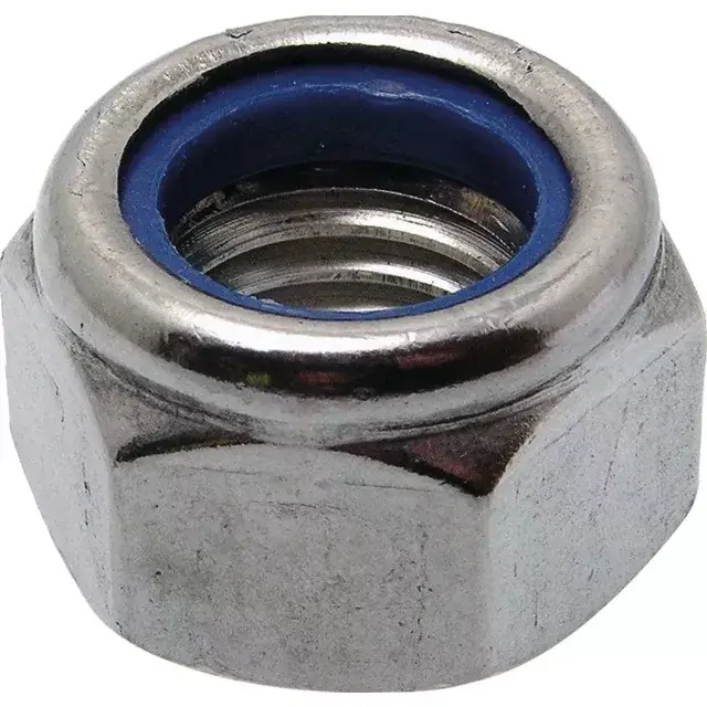Ecrou hexagonal frein nylon d.8mm zingue 8.8 (blister de 20) Solde