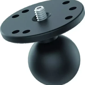 Base ronde filetée 1/4" 20mm boule c Expédition Rapide